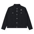 FIT$ Vintage Washed Denim Jacket — Black & Navy