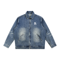 FIT$ Vintage Washed Blue Denim Jacket