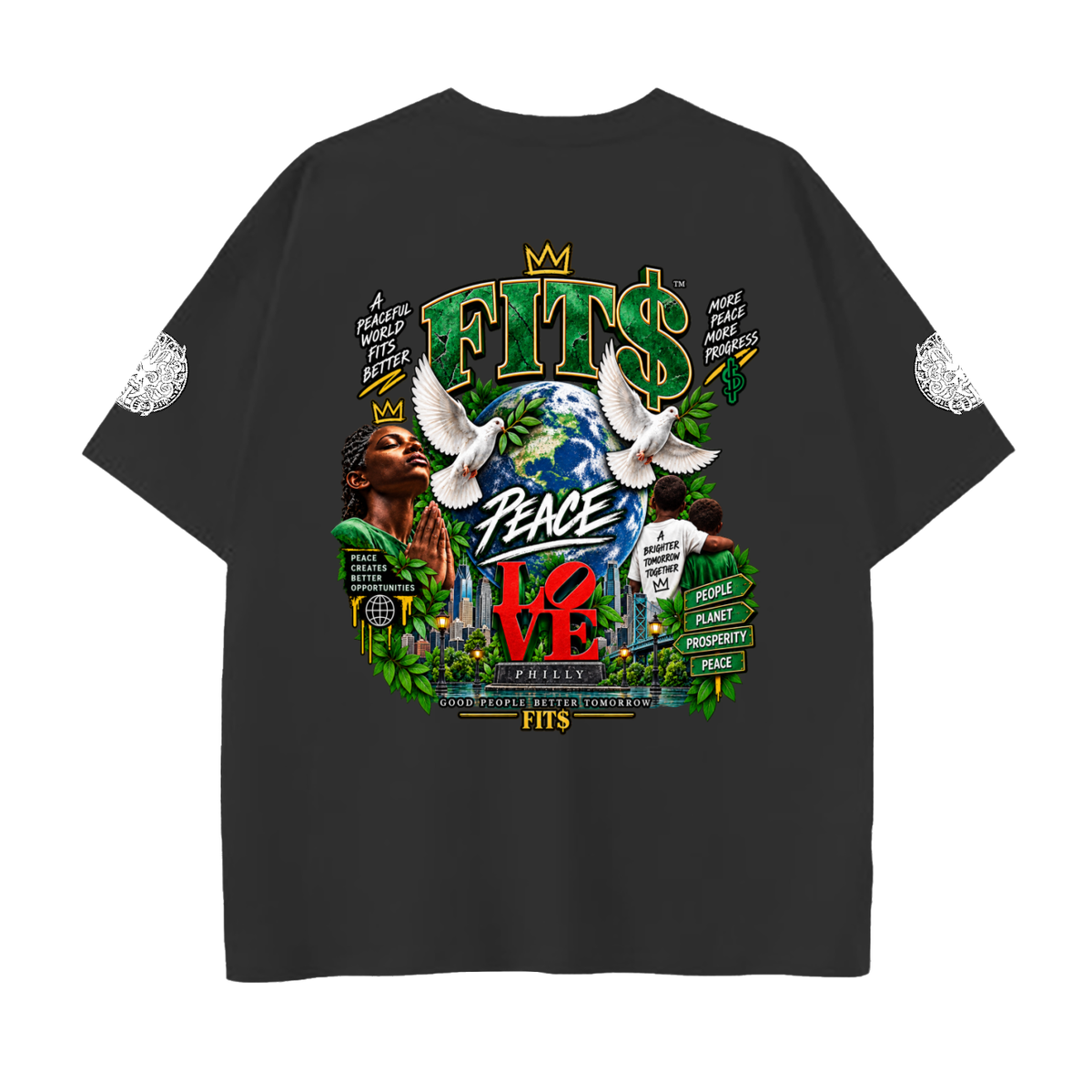 FIT$ Men's Peace & Unity T-shirt